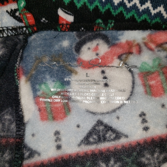 Womens thick leggings size large new - Picture 3 of 3